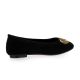 Reqins Ballerines cuir veloursnoir