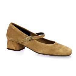 Reqins Ballerines cuir veloursmuscade