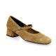 Reqins Ballerines cuir veloursmuscade