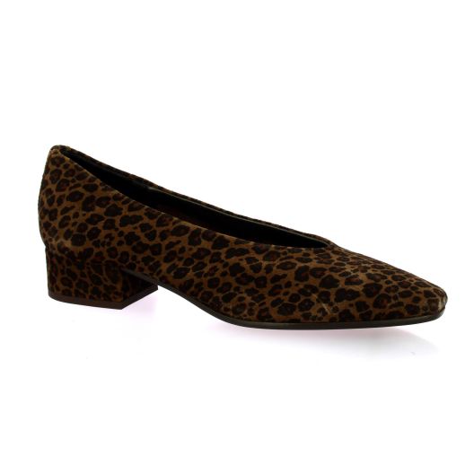 Reqins Ballerines cuir veloursmarron