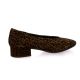 Reqins Ballerines cuir veloursmarron