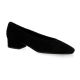 Reqins Ballerines cuir veloursnoir