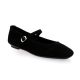 Reqins Babies cuir veloursnoir