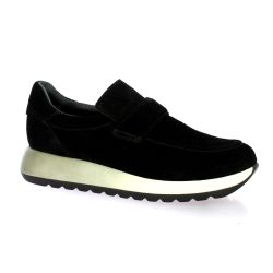 Reqins Baskets cuir veloursnoir