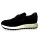 Reqins Baskets cuir veloursnoir