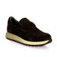 Reqins Baskets cuir veloursmarron