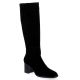 Reqins Bottes cuir veloursnoir