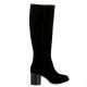 Reqins Bottes cuir veloursnoir