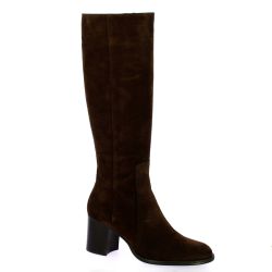 Reqins Bottes cuir veloursmarron