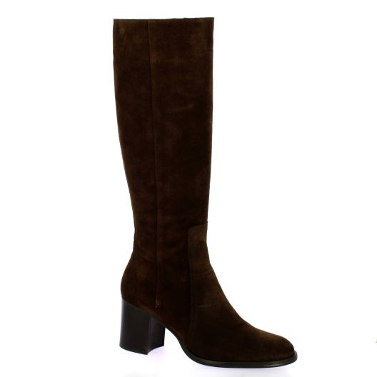 Reqins Bottes cuir veloursmarron