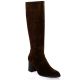 Reqins Bottes cuir veloursmarron