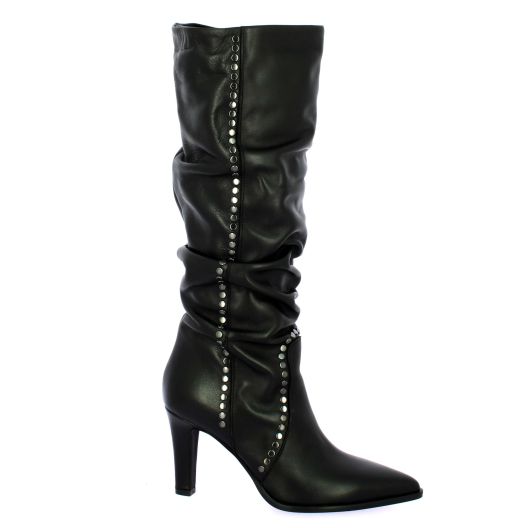 Mimmu Bottes cuirnoir