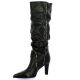 Mimmu Bottes cuirnoir