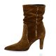 Mimmu Boots cuir velourscognac