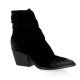 Mimmu Boots cuir veloursnoir