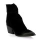 Mimmu Boots cuir veloursnoir