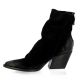 Mimmu Boots cuir veloursnoir
