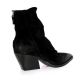 Mimmu Boots cuir veloursnoir
