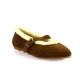 Mimmu Ballerines cuir velourscognac