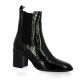 Reqins Boots cuir vernisnoir