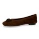 Reqins Ballerines cuir velourscacao