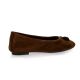 Reqins Ballerines cuir velourscacao
