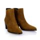 Vidi studio Boots cuir velourstabac