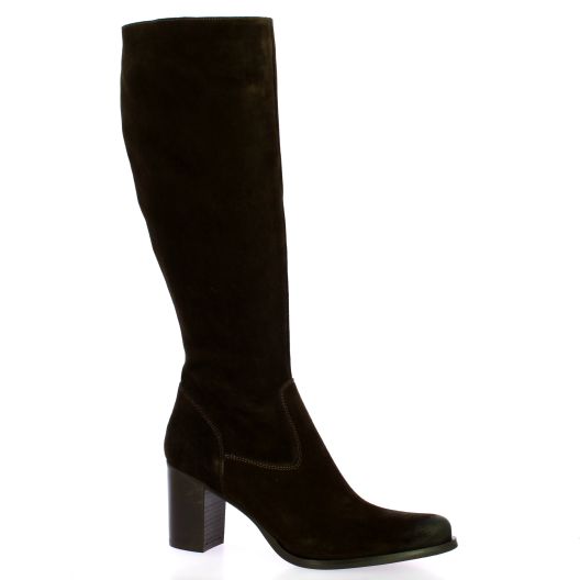 Spaziozero Bottes cuir veloursmarron