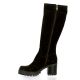 Spaziozero Bottes cuir veloursmarron