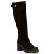Spaziozero Bottes cuir velourschocolat