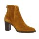 Maroli Boots cuir velourscognac