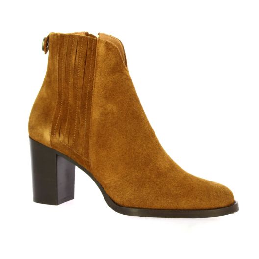 Maroli Boots cuir velourscognac