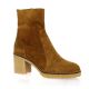 Maroli Boots cuir velourscognac
