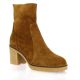 Maroli Boots cuir velourscognac