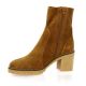 Maroli Boots cuir velourscognac