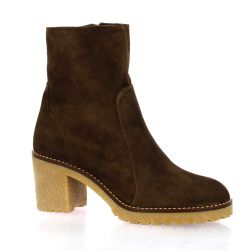 Maroli Boots cuir veloursmarron