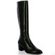 Maroli Bottes cuir glacénoir