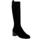 Maroli Bottes cuir veloursnoir
