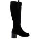 Maroli Bottes cuir veloursnoir