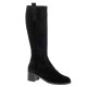 Maroli Bottes cuir veloursnoir