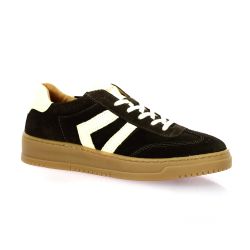 Creator Baskets cuir velourschocolat