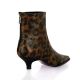 Longtime Boots cuir veloursleopard