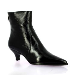 Longtime Boots cuir vernisnoir