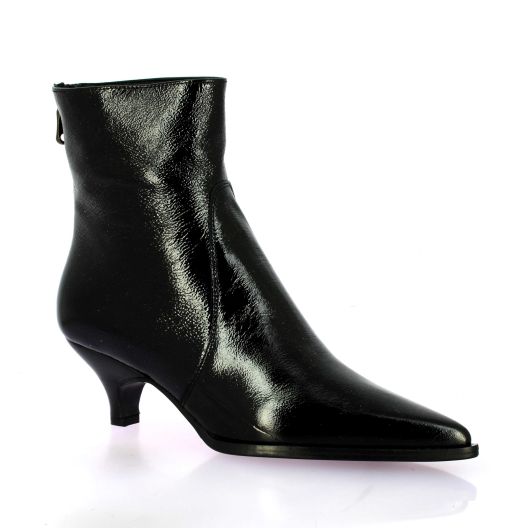 Longtime Boots cuir vernisnoir