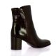 Longtime Boots cuir vernismarron