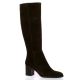 Pao Bottes cuir veloursmarron