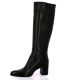 Pao Bottes cuirnoir