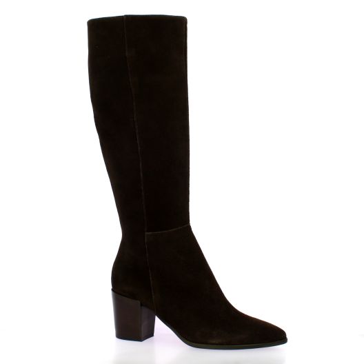 Pao Bottes cuir veloursmarron