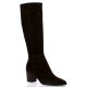 Pao Bottes cuir veloursmarron