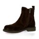 Coco abricot Boots cuir veloursmarron